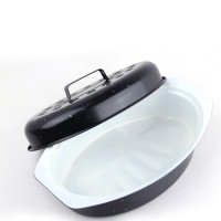 Exhaut Safety Design Restaurant Ceramic Coating Duck Oval Roaster