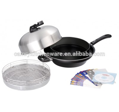 13'' DIA turbo cooker with 1pc spring form&wire rack&mesh rack