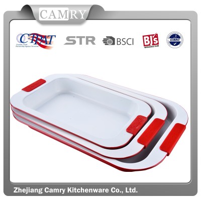 Carbon Steel White Ceramic Coating Baking Pan