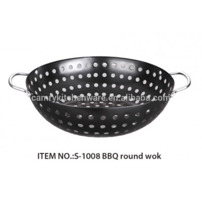 2015 HOT SALES IRON ROUND BBQ WOK