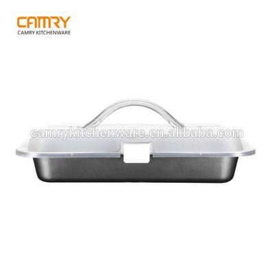 Carbon steel non-stick base cake tin