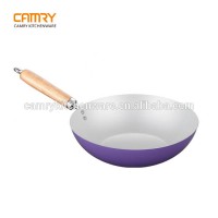 Carbon steel ceramic coating chinese wok pan