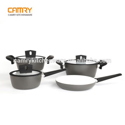 Aluminum ceramic kitchenware set